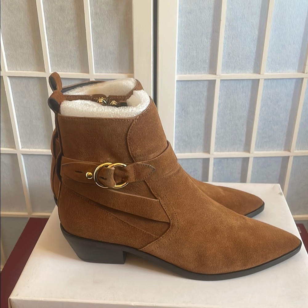 Rebecca Minkoff Brown Ankle Boots - Picture 3 of 10